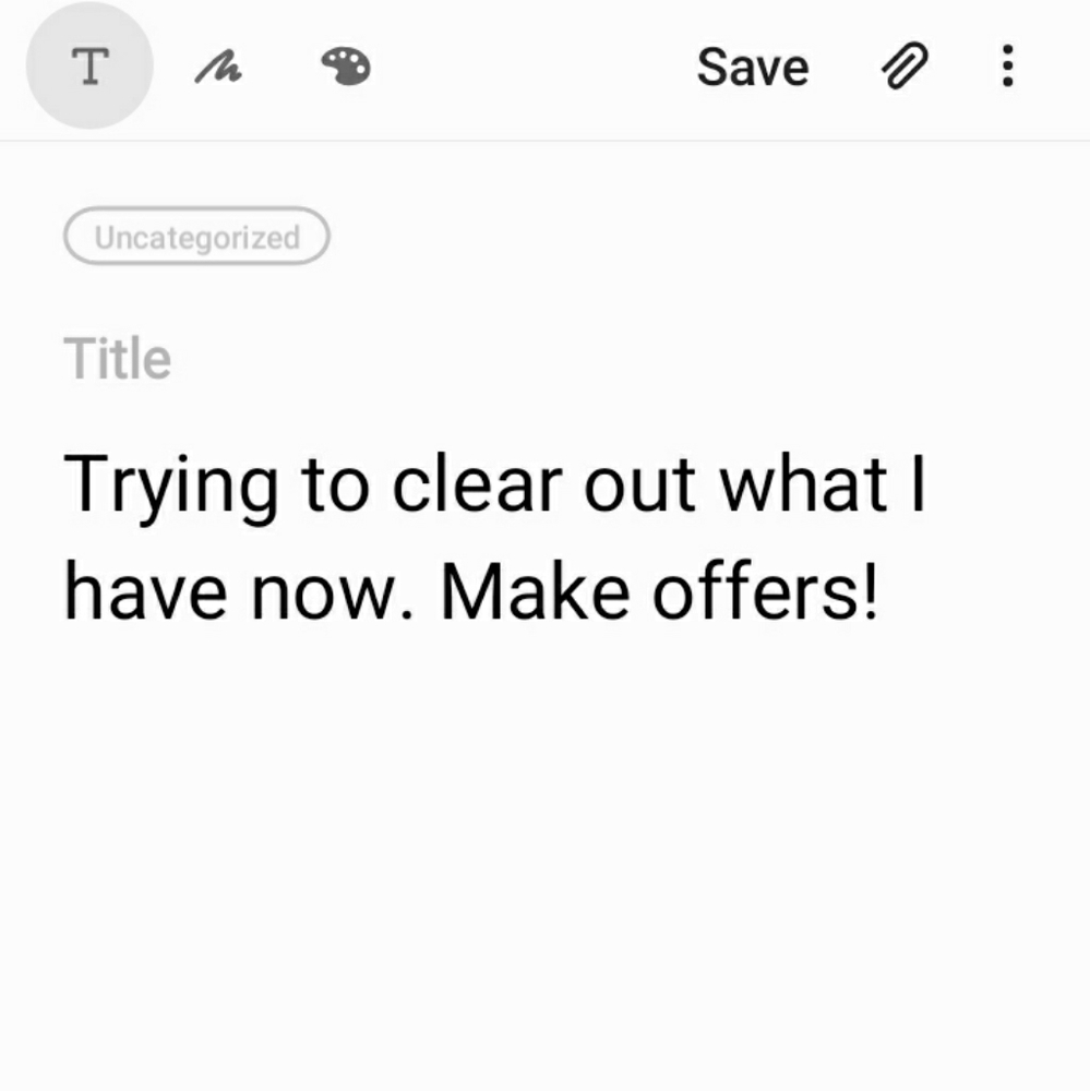 Make offers!